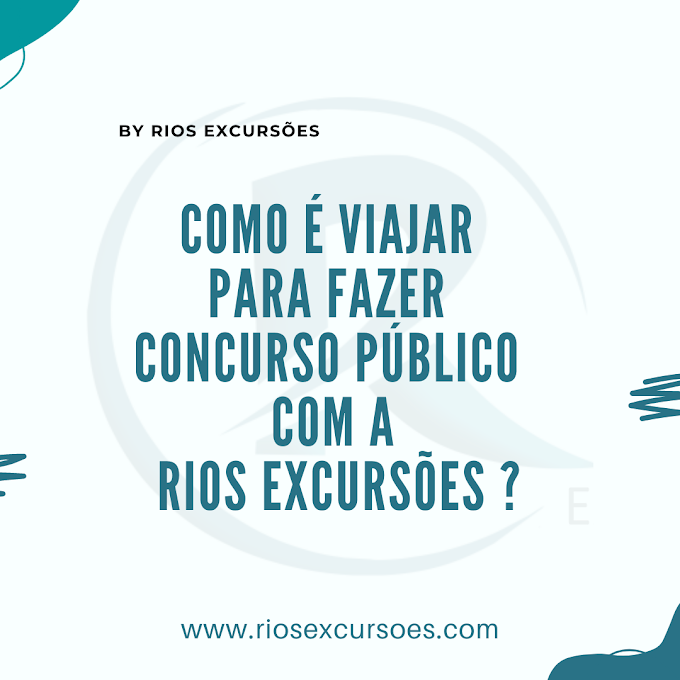 Como é viajar em excursões para concursos