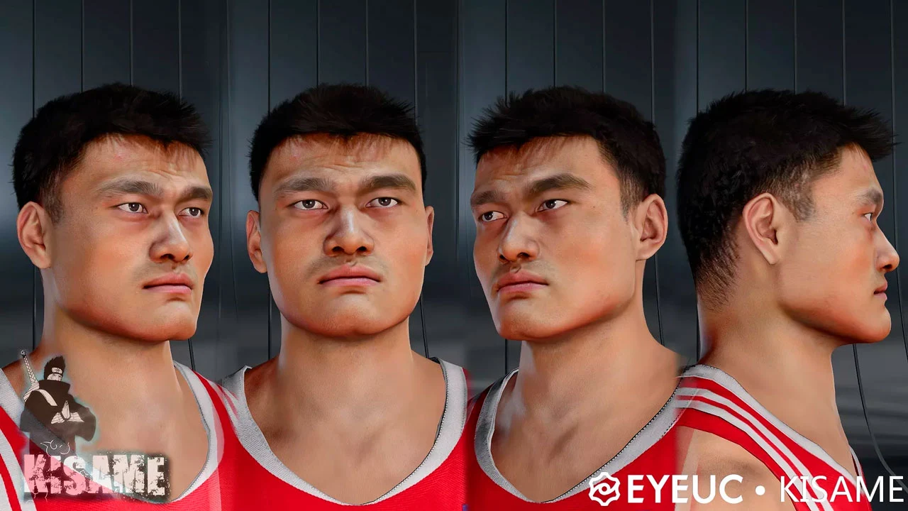 NBA 2K22 Yao Ming Cyberface