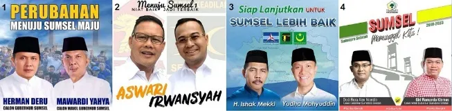 Pasangan calon gubernur dan wakil gubernur Sumatera Sumatera Selatan 2018
