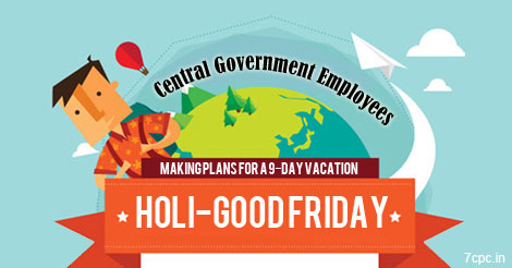 Central-Government-Employees-Good-friday-Holi-Holidays-7CPC