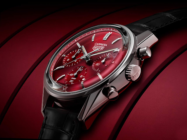 TAG Heuer Carrera Red Dial Limited Edition CBK221G.FC6479