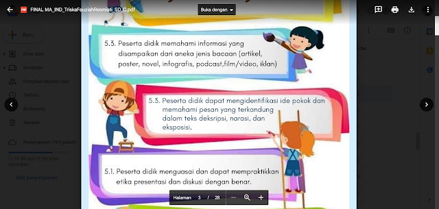Modul Ajar Bahasa Indonesia Kelas 5 SD Kurikulum Merdeka: Menggali Informasi dalam Bacaan Tema: Ekosistem