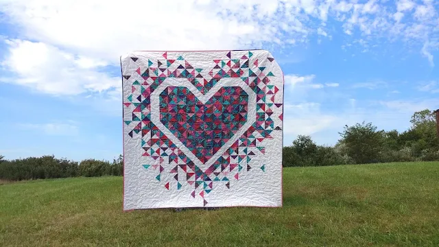 exploding hearts quilt pattern