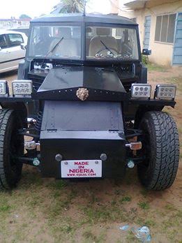 Check out jeep allegedly made in Nigeria, by a Biafran, using raw material from Biafra 