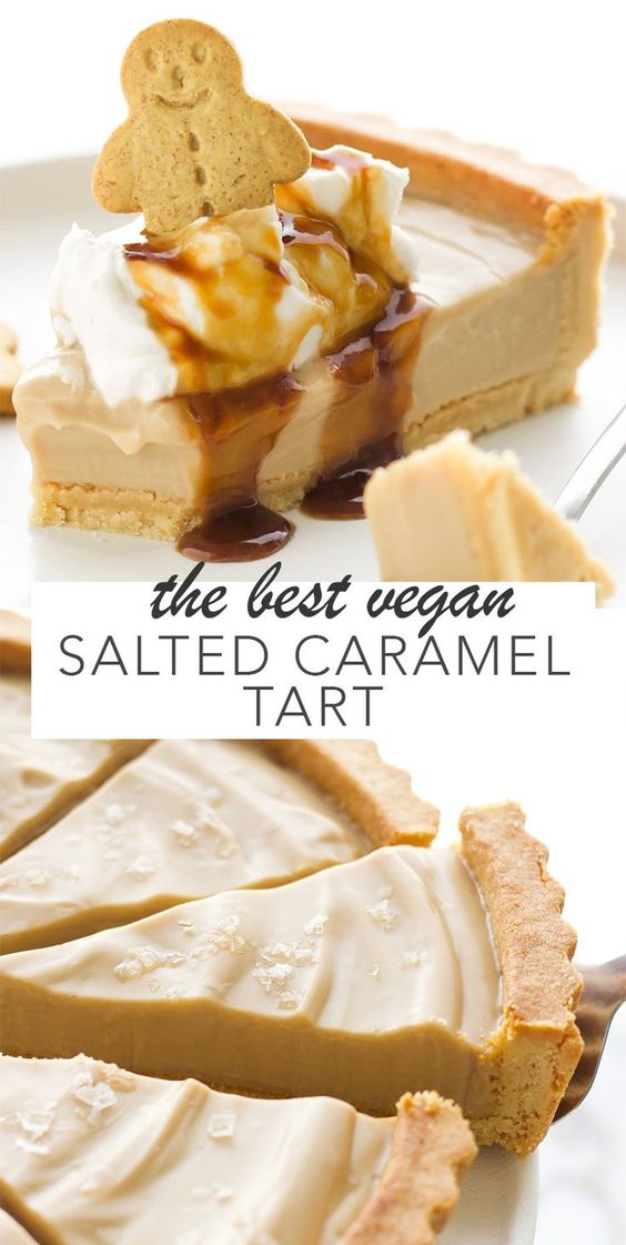 The Best Vegan Salted Caramel Tart