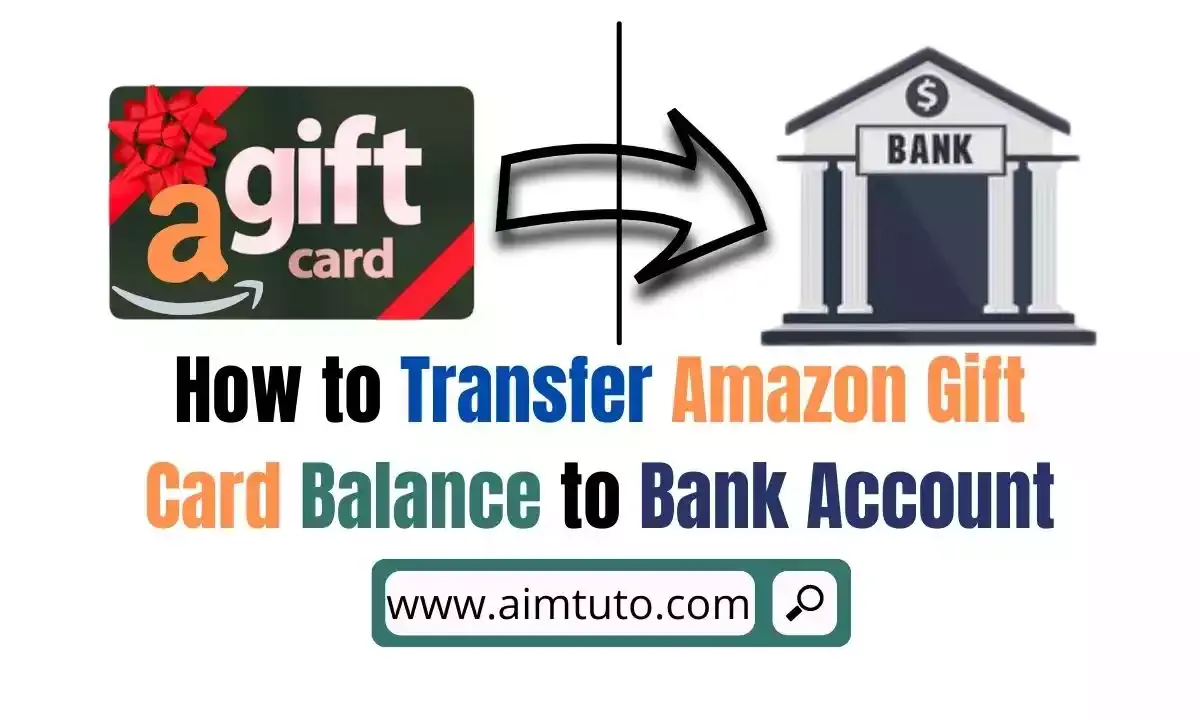 transfer amazon gift card balance to bank account