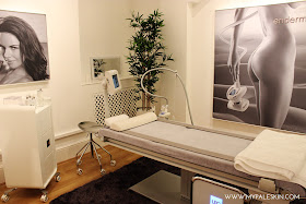 treatment room for an Endermologie Lipomassage