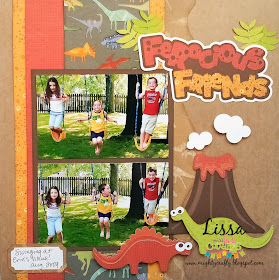 Ferocious Friends for Miss Kate Cuttables by Lissa Mitchell