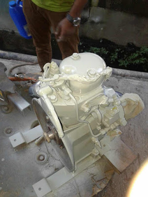 Primer coat on Paguro P4000 generator