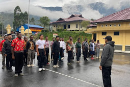 Polisi Puncak Jaya Laksanakan Kegiatan Pembinaan dan Pelatihan Bagi Calon Siswa Bintara 2023