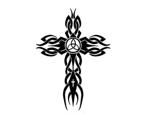 Tribal Cross Tattoo Designs Picture 2