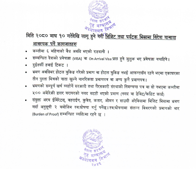 Nepal Travel Advisory