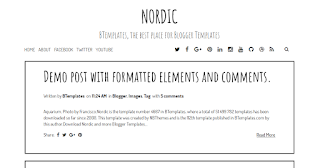 Nordic Blogger Blog Template