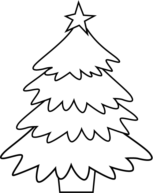 coloriage sapin de noel