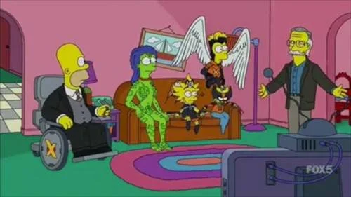 tan Lee sangat dicintai sehingga ia bahkan muncul dalam tiga episode The Simpsons