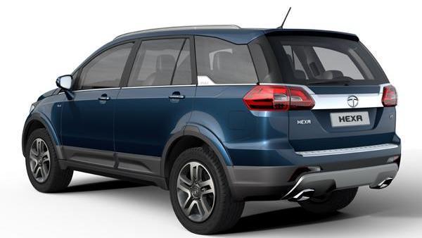 Tata Hexa left rear Three quarter 600×338