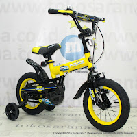 Sepeda Anak Element 911 Police BMX 12 Inci