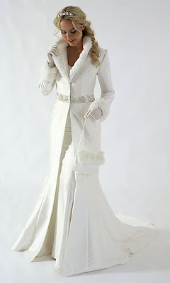 Winter wedding dress