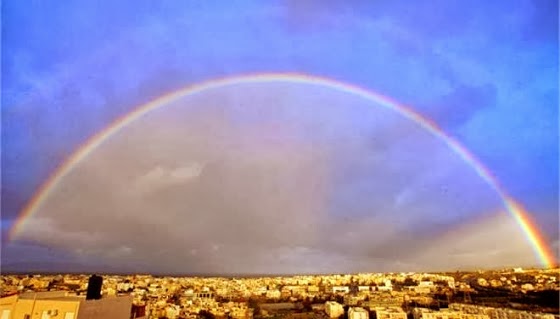Σπάνιο θέαμα με διπλό ουράνιο τόξο στον ουρανό του Ηρακλείου Κρήτης