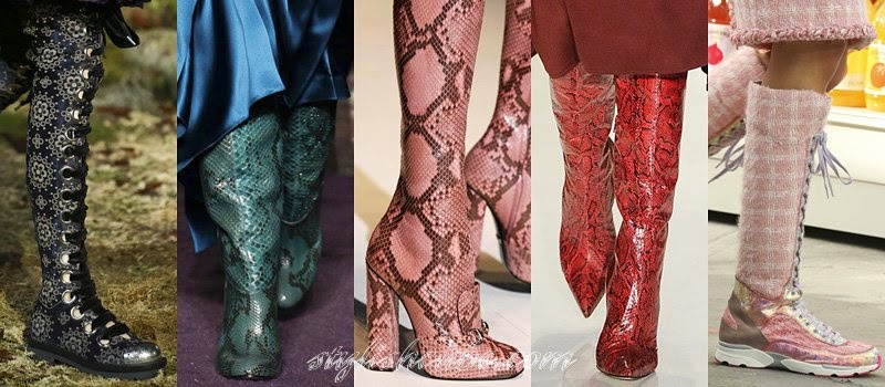 Fall 2014 Women's High Boots Fashion Trends