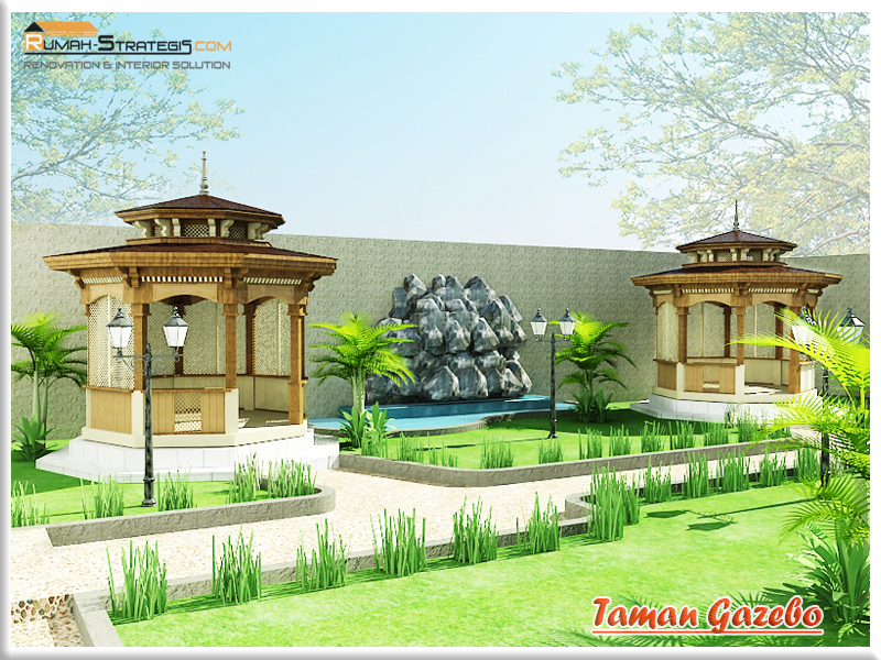 Design Of Drafter Taman  Gazebo 