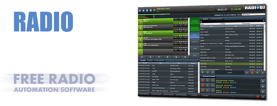 radio dj free radio automation music software