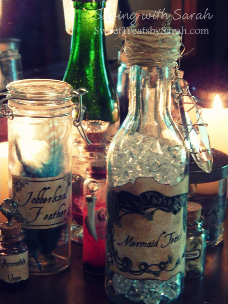 Sweet Treats By Sarah Harry Potter Potion Bottles Diy Free Printable