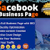 I will setup facebook business page manually