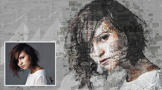 Create Awesome NewsPaper Art Photo Effect in Photoshop