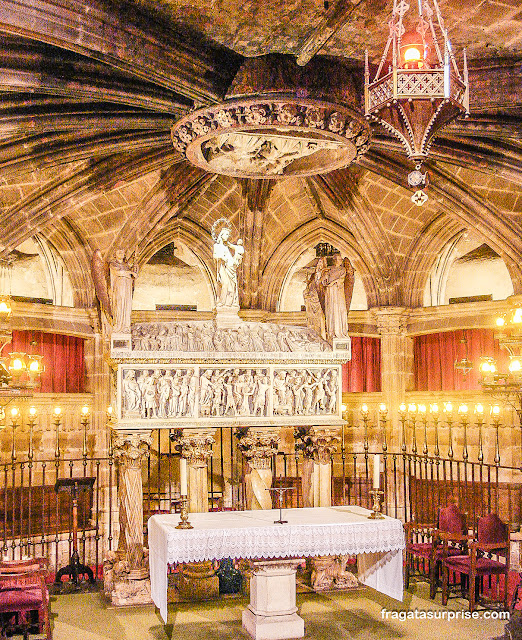 Cripta de Santa Eulália na Catedral de Barcelona