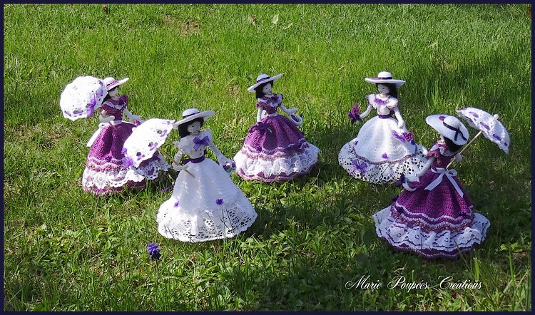 Les poupées "Lavandines" de Provence