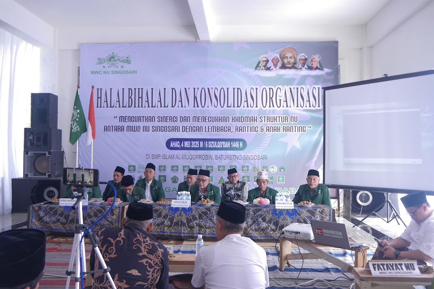 HALAL BIHALAL & KONSOLIDASI ORGANISASI MWC NU SINGOSARI