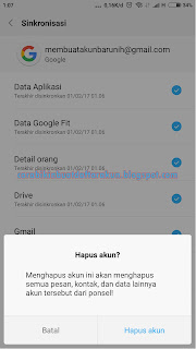 Cara Menghapus Akun Google Di Android