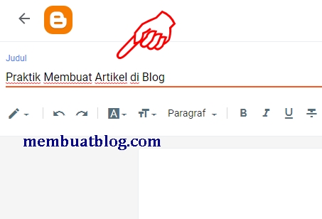 Masukkan Judul Artikel Blog !