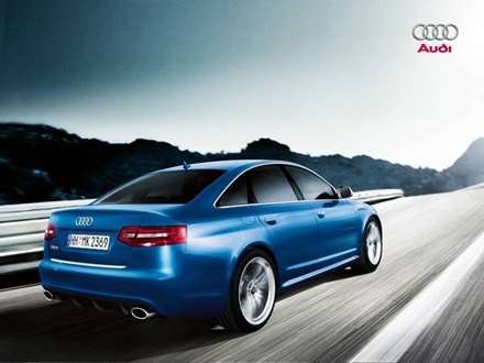 Audi RS6 blue