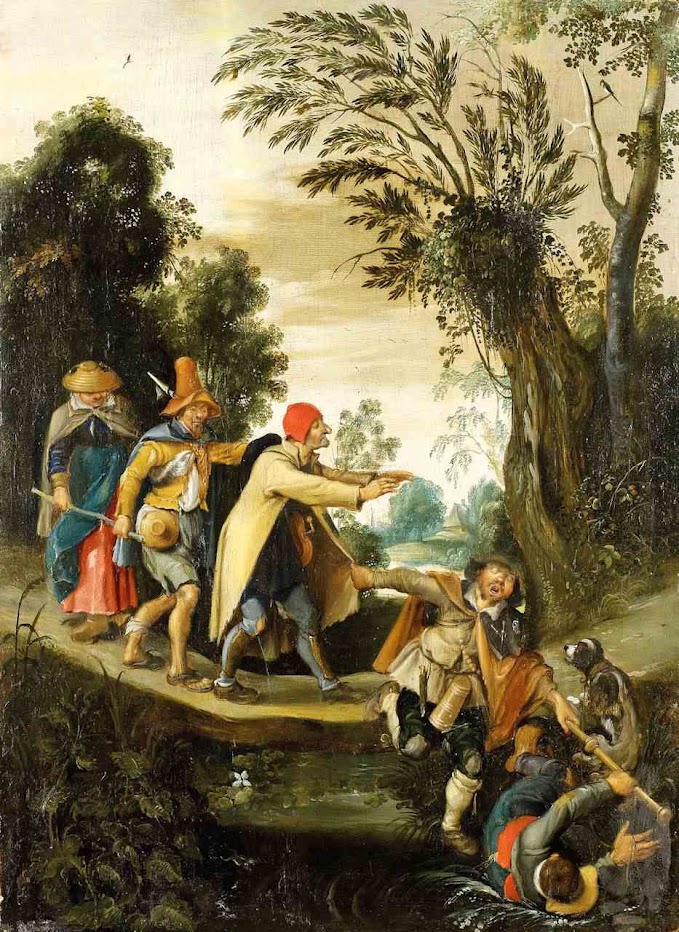 A parábola dos cegos, Sebastian Vrancx (1573 — 1647)