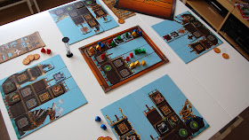 Piratoons board game review 4 player setup