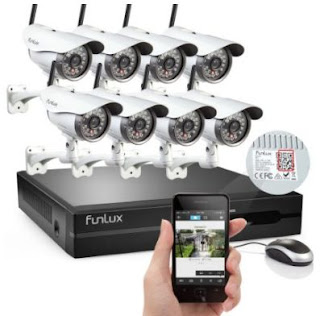 funlux 8 outdoor 720p hd wireless ip network security camera surveillance review