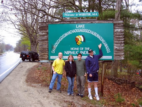 Chargoggagoggmanchauggagoggchaubunagungamaugg this lake has the longest name of any place in the United States. It is located in Webster, MA and is more commonly called Webster Lake