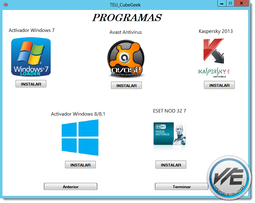 TEU Programas para después de Formatear 2016 [Mega 