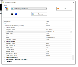 Setting Format Factory