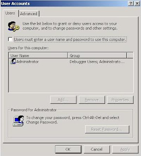 Manually Enable Autologon in Windows XP Professional