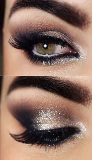 New Year's Eve makeup and hair Ideas