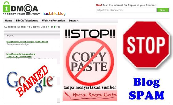 melaporkan Blog Spam ke Google