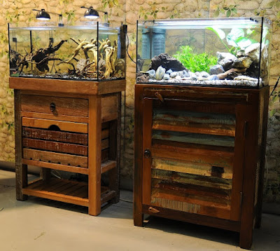 Small cabinets for aquarium set 60cm