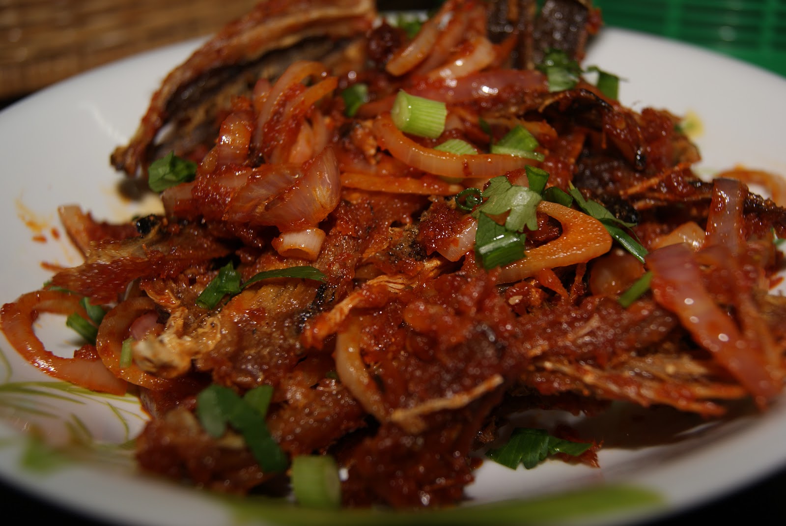 Himpunan Resepi Bonda: Ikan Pari Masin Goreng Berlada