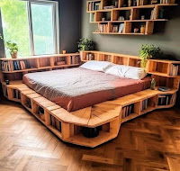 40 ideas de muebles de madera creados por Inteligencia Artificial