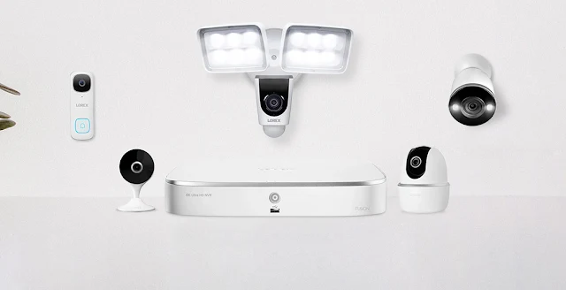 كاميرا المراقبة الخارجية Lorex 4K Spotlight Indoor/Outdoor Wi-Fi 6