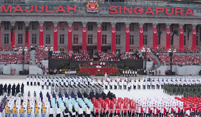 The singapore independence day 2020 Parade