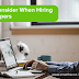 5 Points to Consider When Hiring App Developers